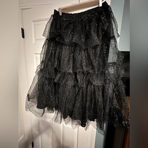 Black Sparkly Skirt